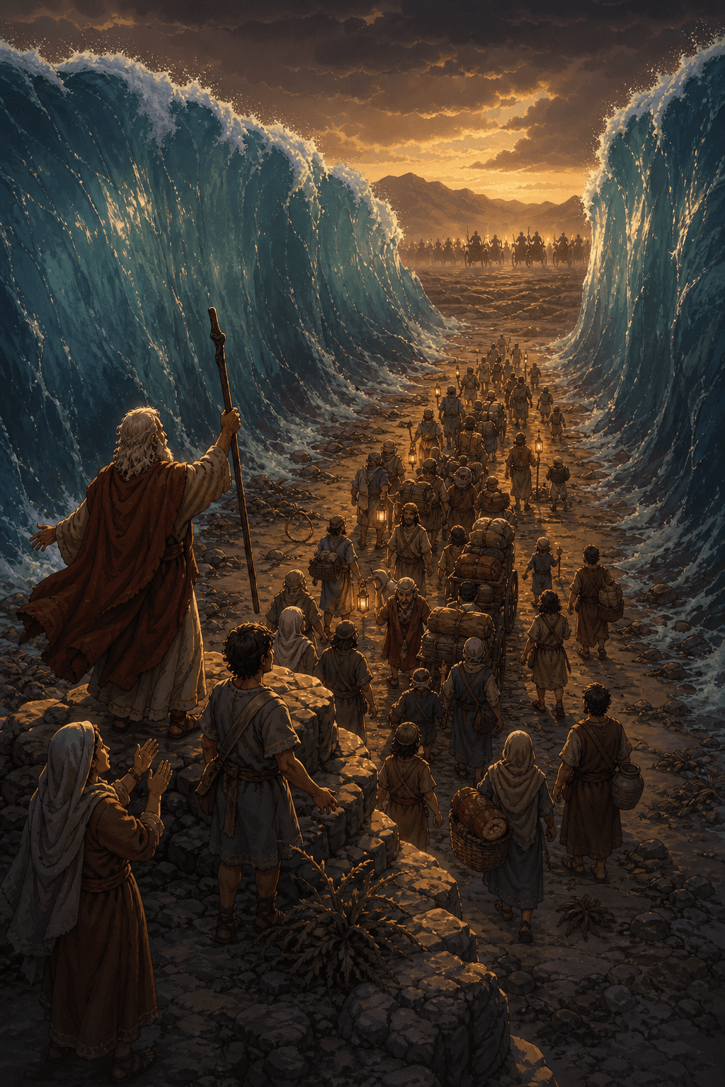 Act 3: Exodus & Wilderness - pre-alpha visual target art